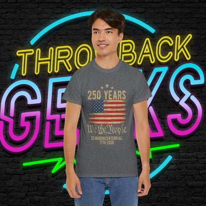 USA 250 Years Shirt | We The People Flag Tee | Semiquincentennial 1776 2026 | Patriotic Gift