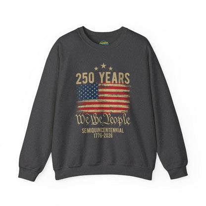 USA 250 Years Sweatshirt | We The People Flag Crewneck | Semiquincentennial 1776 2026 | Patriotic Gift