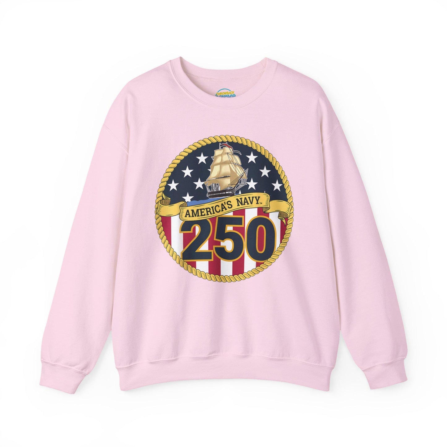 Americas Navy 250 Sweatshirt | Patriotic Crewneck | Navy Anniversary Pullover | Military Pride Gift