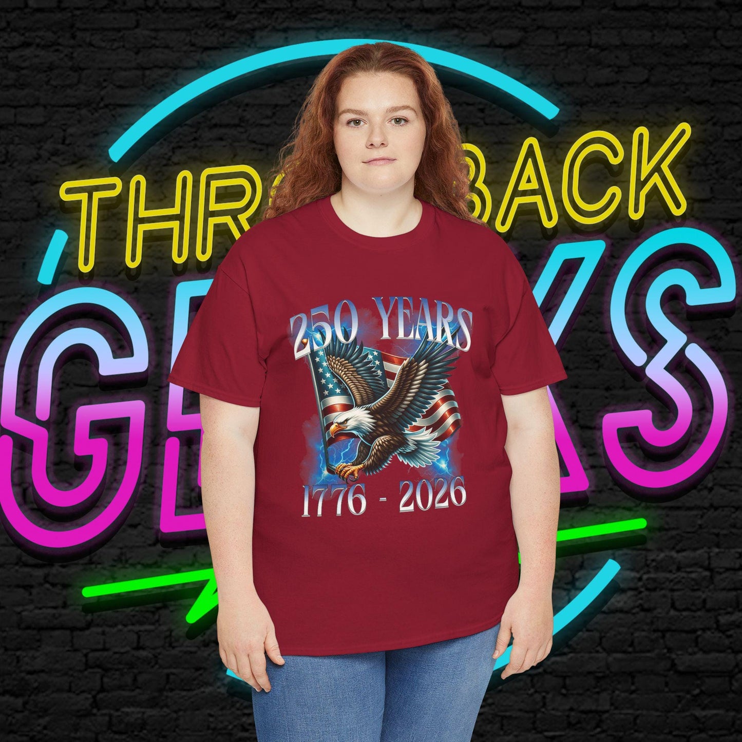250 Years Patriotic T Shirt | 1776 2026 Eagle Flag Design | USA Anniversary Tee | Veteran Gift