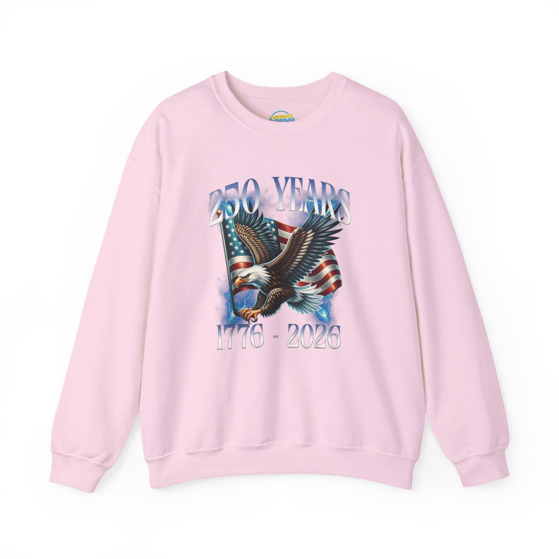 250 Years Patriotic Sweatshirt | 1776 2026 Eagle Flag Design | USA Anniversary Crewneck | Veteran Gift