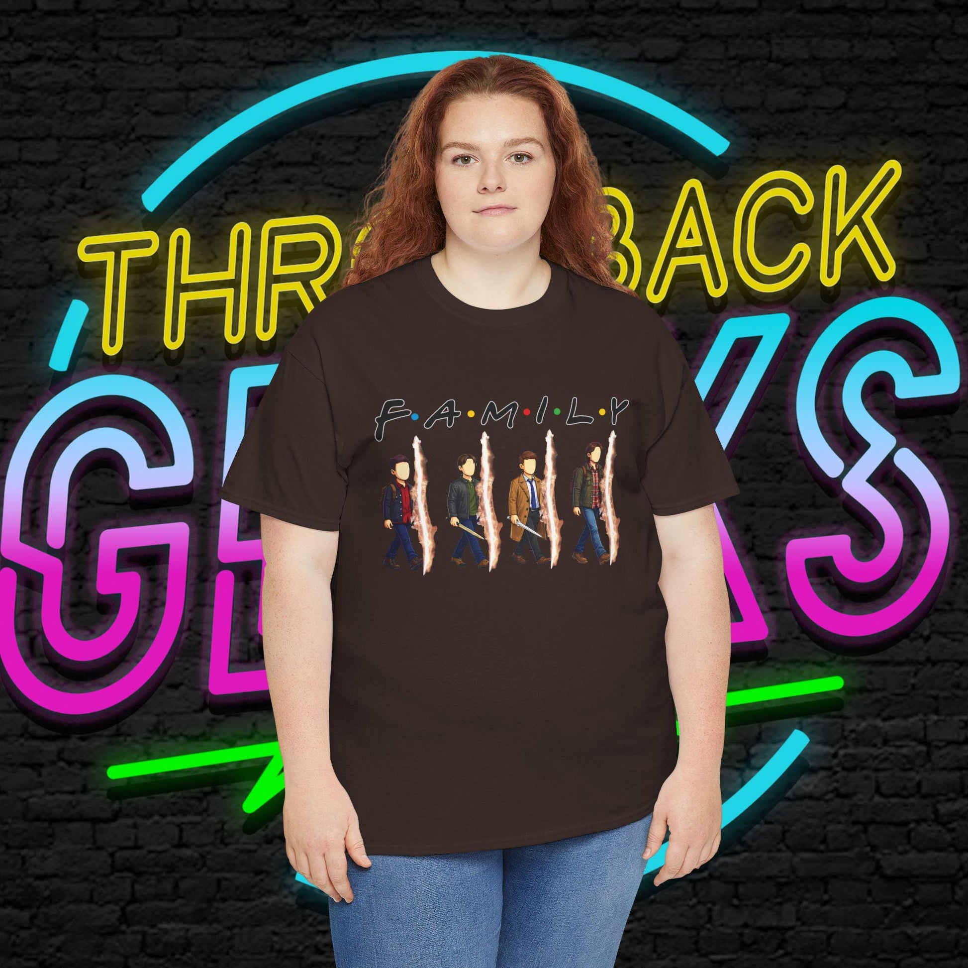 SPN Family Rift Travelers Shirt | Found Family Hunter Lineup Tee | Fan-Inspired Roadtrip Graphic | Gildan 5000 Unisex (Dark Colors)