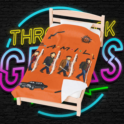 SPN Family Rift Travelers Blanket | Found Family Throw Blanket | Fan-Inspired TV Tribute | Crusta Blanket (30x40, 50x60, 60x80)