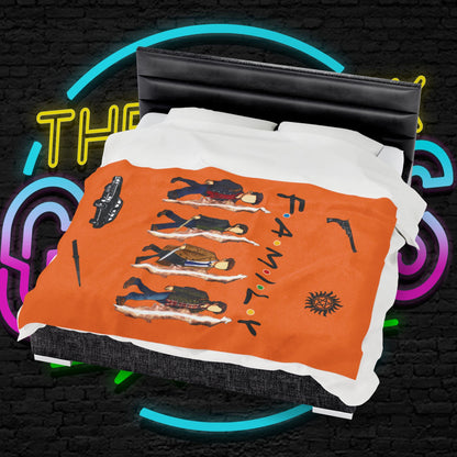 SPN Family Rift Travelers Blanket | Found Family Throw Blanket | Fan-Inspired TV Tribute | Crusta Blanket (30x40, 50x60, 60x80)