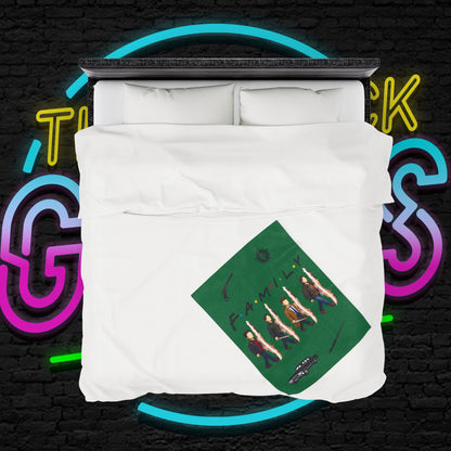 SPN Family Rift Travelers Blanket | Found Family Throw Blanket | Fan-Inspired TV Tribute | Dark Green Blanket (30x40, 50x60, 60x80)