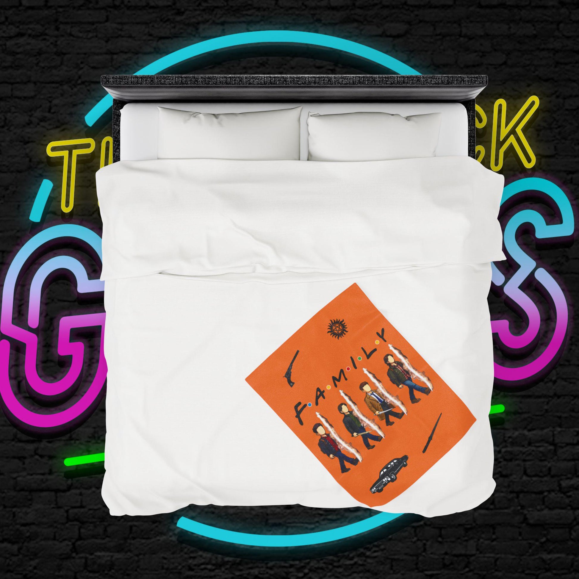 SPN Family Rift Travelers Blanket | Found Family Throw Blanket | Fan-Inspired TV Tribute | Crusta Blanket (30x40, 50x60, 60x80)