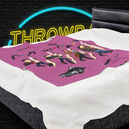 SPN Family Rift Travelers Blanket | Found Family Throw Blanket | Fan-Inspired TV Tribute | Light Pink Blanket (30x40, 50x60, 60x80)