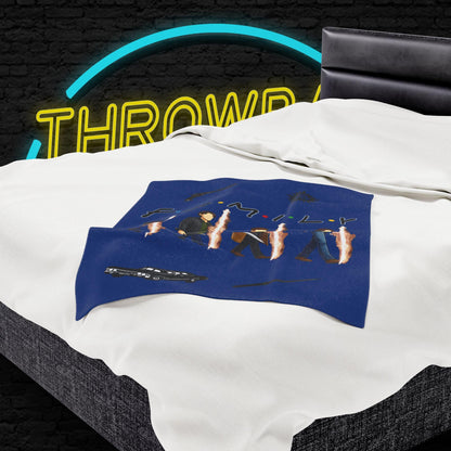 SPN Family Rift Travelers Blanket | Found Family Throw Blanket | Fan-Inspired TV Tribute | Dark Blue Blanket (30x40, 50x60, 60x80)
