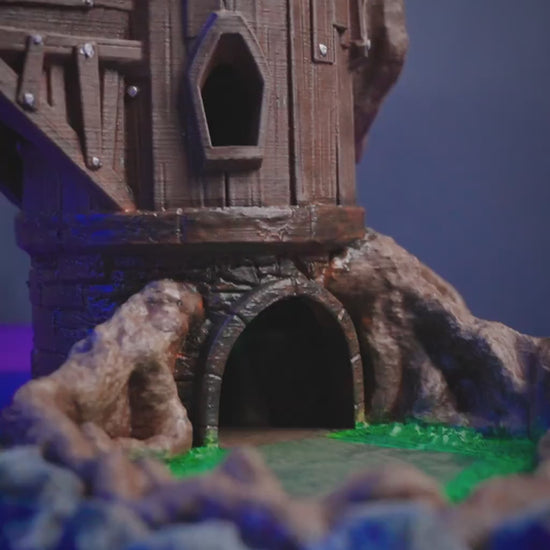 Wizard Dice Tower – Roll for Initiative in Mystical Style!